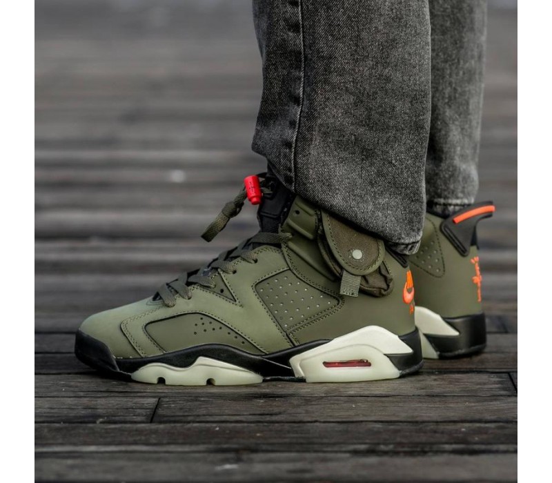 Кроссовки Jordan 6 Cactus Jack Green