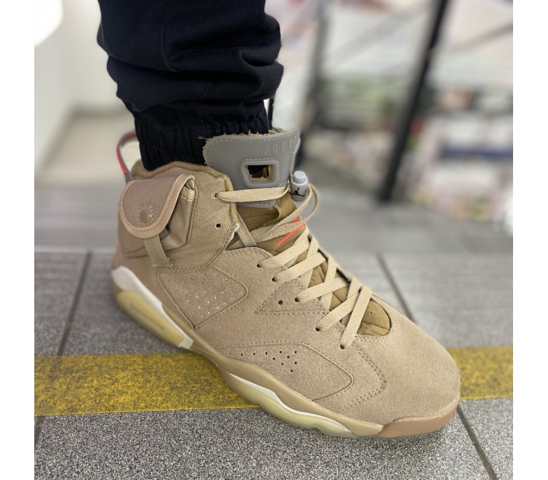 Кроссовки Jordan 6 Cactus Jack Beige