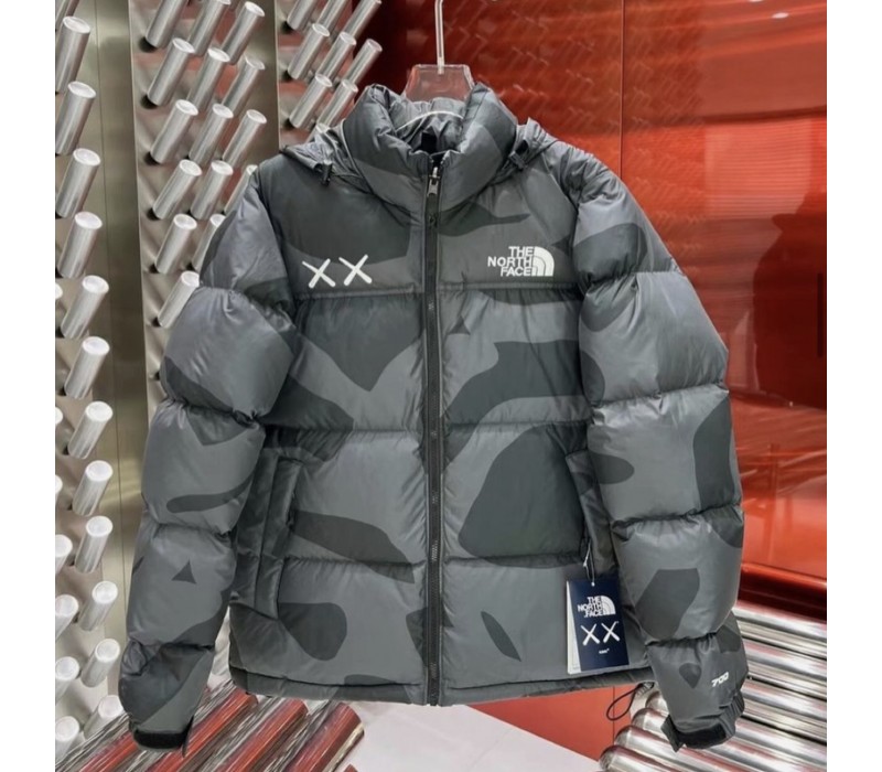 Куртка зимняя The North Face x Kaws Black/Grey