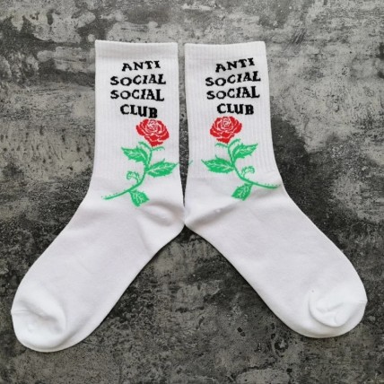 Носки ASSC White Rose 1 пара  (реплика высокого качества)