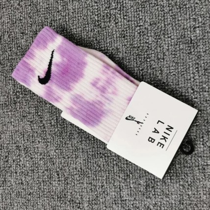 Носки Nike Tie Dye Purple 1 шт  (реплика высокого качества)