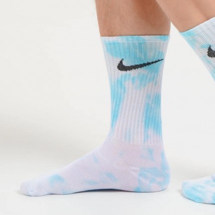 Носки Nike Blue Tie Dye 1 пара  (реплика высокого качества)