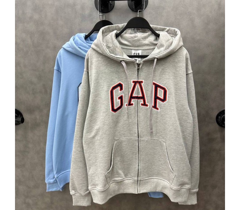 Зип худи GAP Grey melange